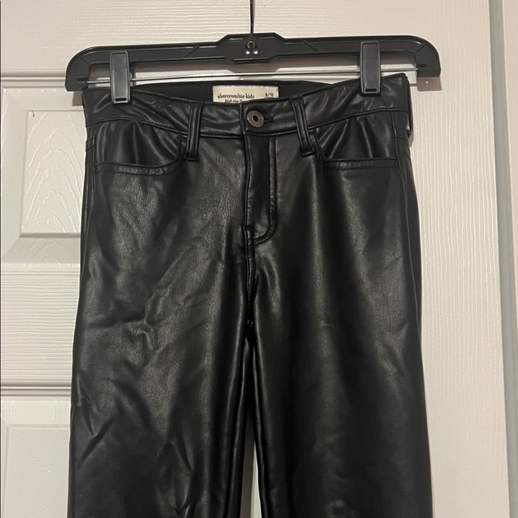 abercrombie kids Other - Abercrombie Kids Black Faux Leather Pants
